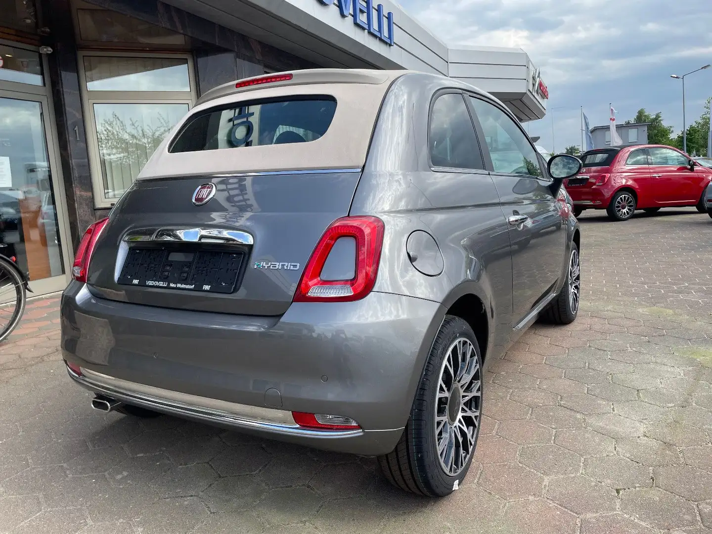 Fiat 500C Dolcevita Navi 16" LM-Felgen Verdeck beige Grau - 1