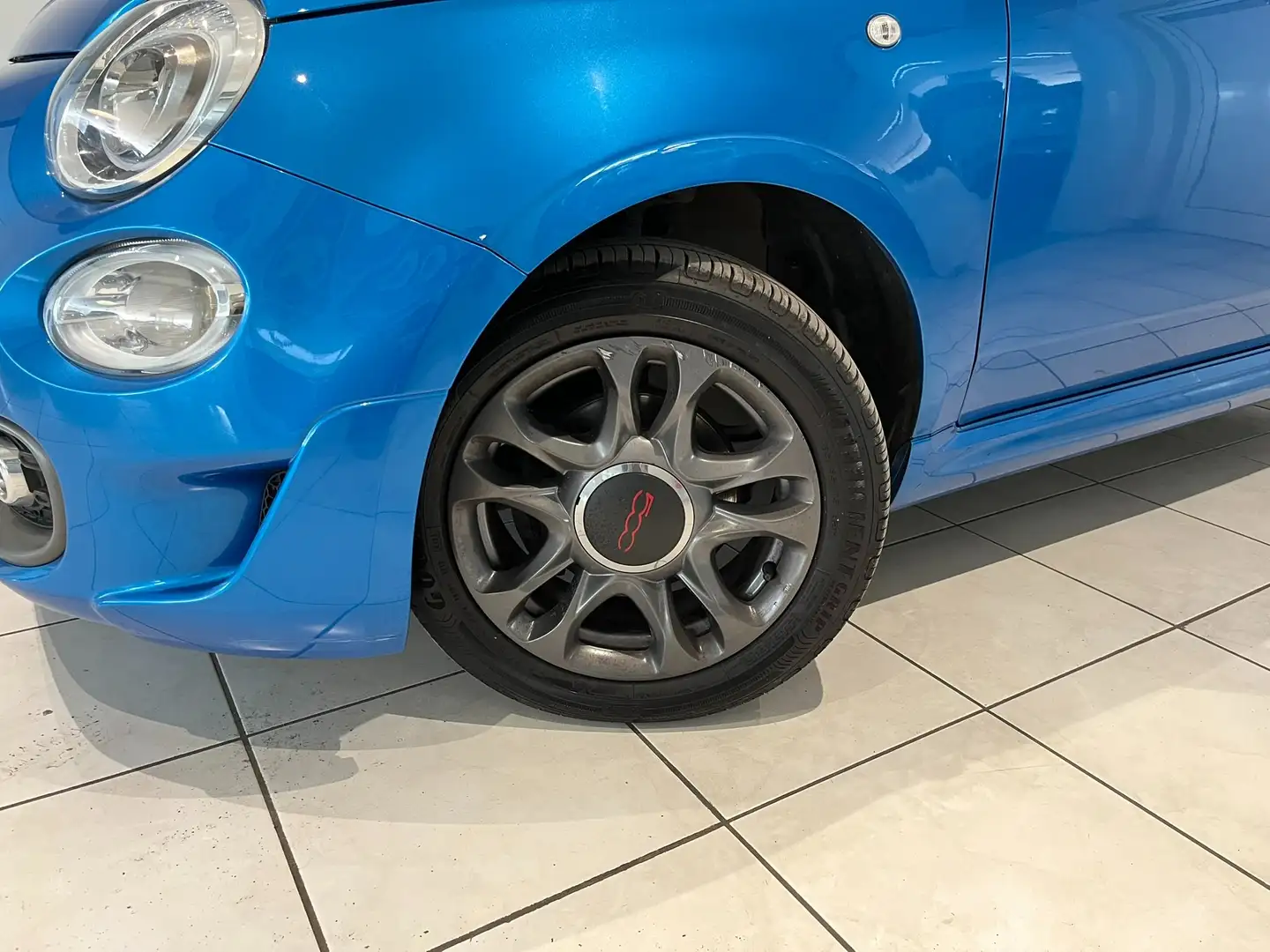 Fiat 500 1.2i 69cv Sport 2019 Bleu Cruise/Carplay/Capteur Azul - 2
