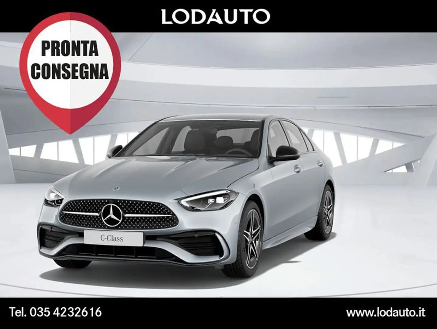Mercedes-Benz C 220 C 220 d Mild hybrid AMG Line Advanced Argento - 1