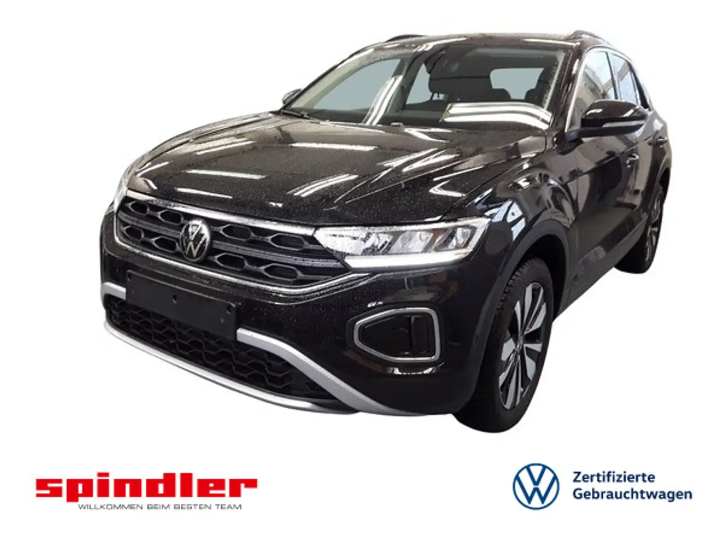 Volkswagen T-Roc Goal 1.0 TSI / Navi, ParkAssi, AHK, LED Noir - 1