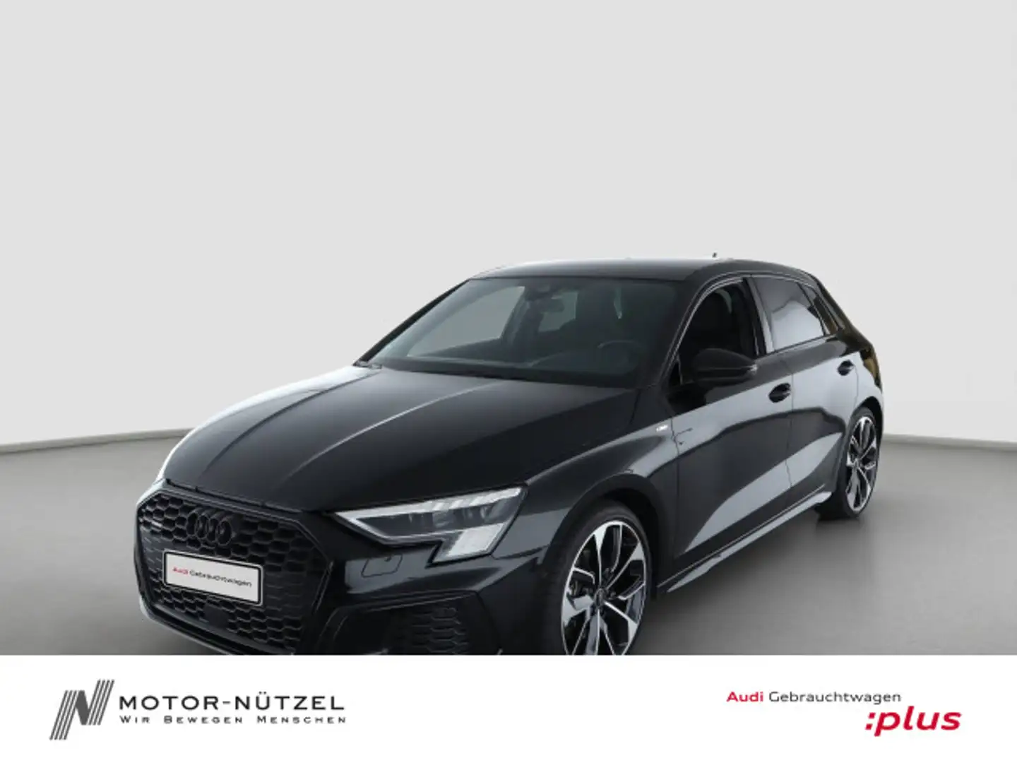 Audi A3 40 TDI QU S-LINE MATRIX+NAV+B&O+HuD Schwarz - 1