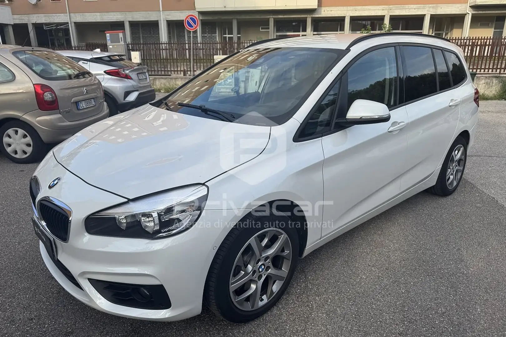 BMW 218 218d Gran Tourer Luxury Blanc - 1