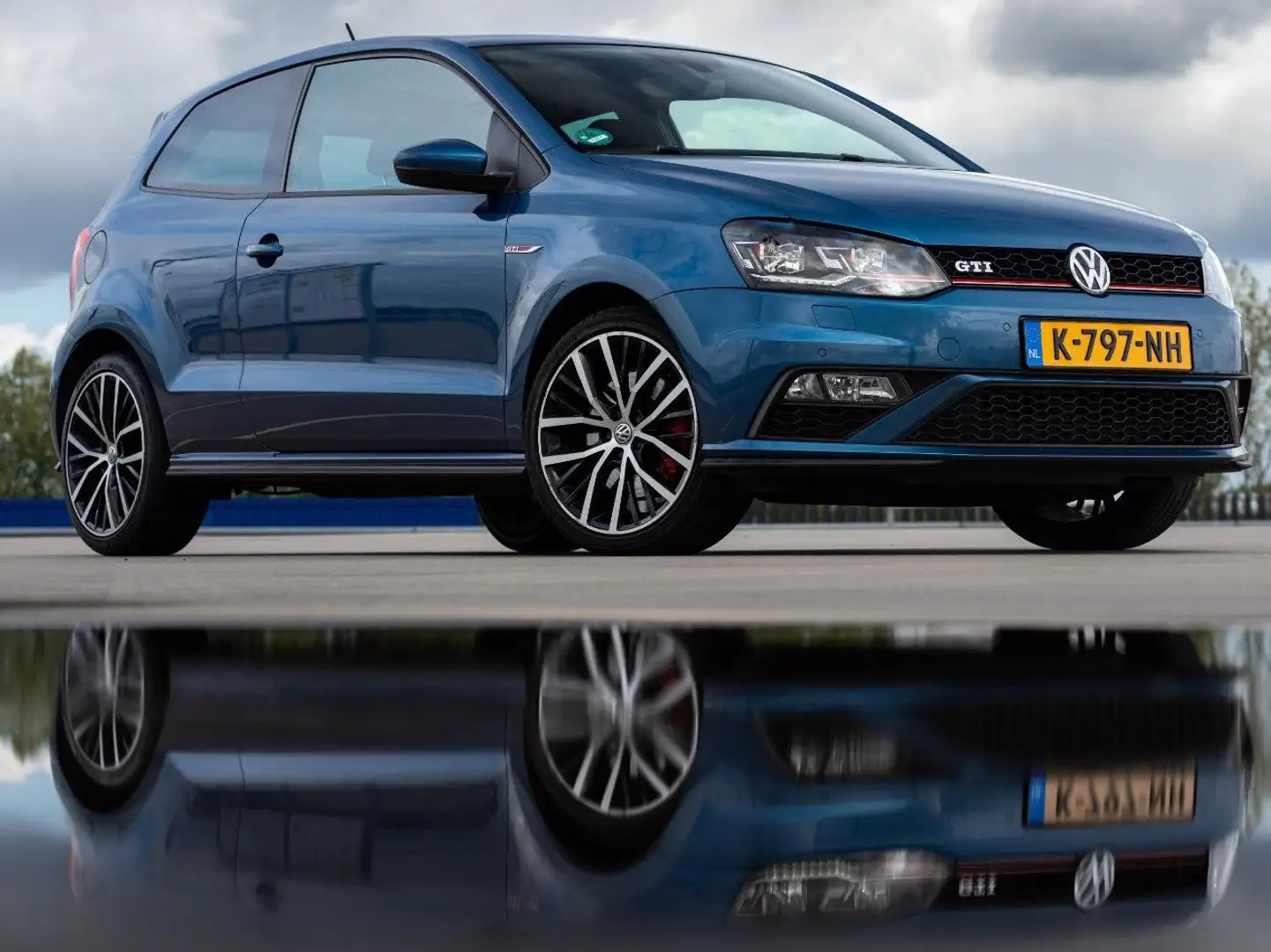 Volkswagen Polo Polo GTI 1.8 TSI - Cobra Sport uitlaat DSG Blauw - 1