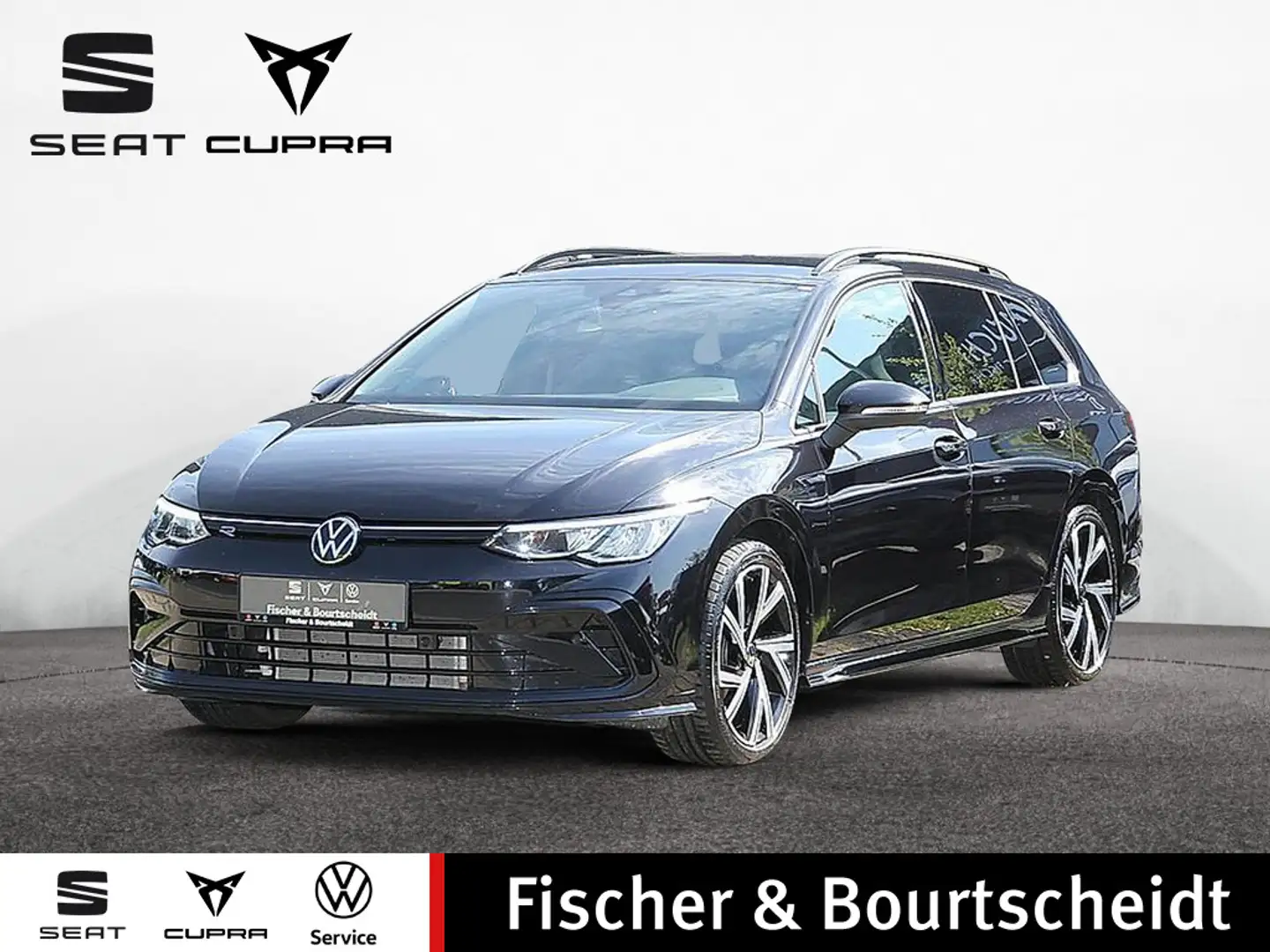 Volkswagen Golf VIII 1.5 TSI R-Line NAVI AHK LED SHZ VIR Schwarz - 1