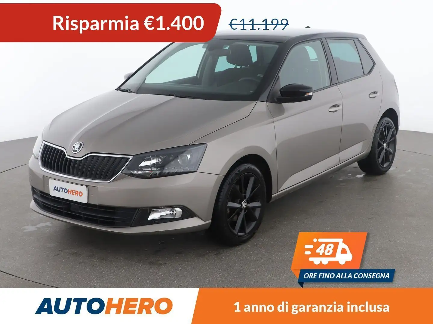 Skoda Fabia 1.0 MPI Twin Color 60 CV Grigio - 1
