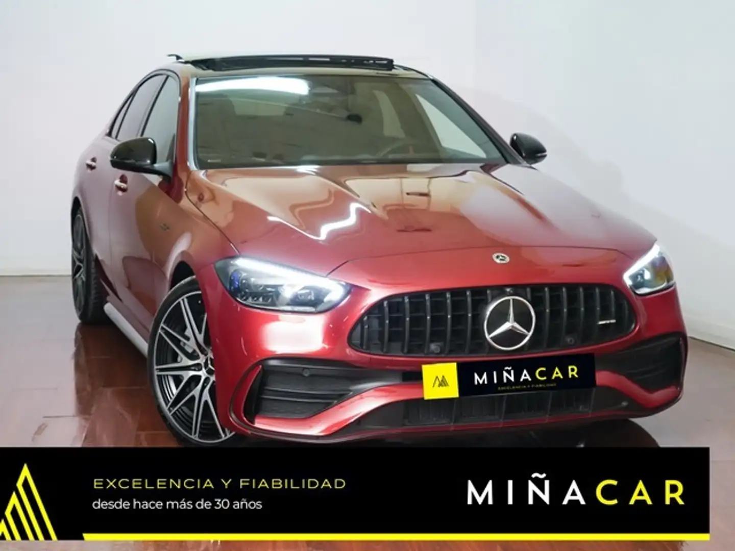 Mercedes-Benz C 43 AMG 4Matic Aut. Rojo - 1