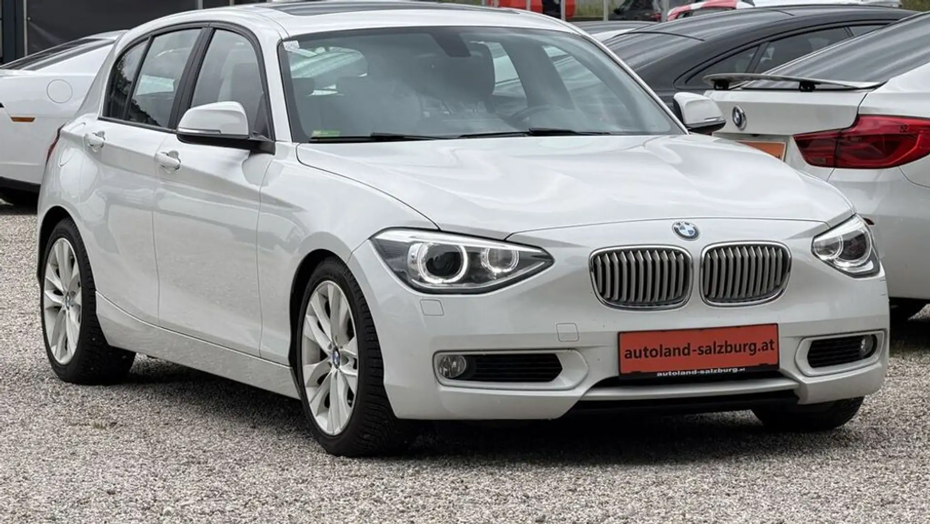 BMW 120 d ''White Pearl'' Schiebedach Weiß - 1
