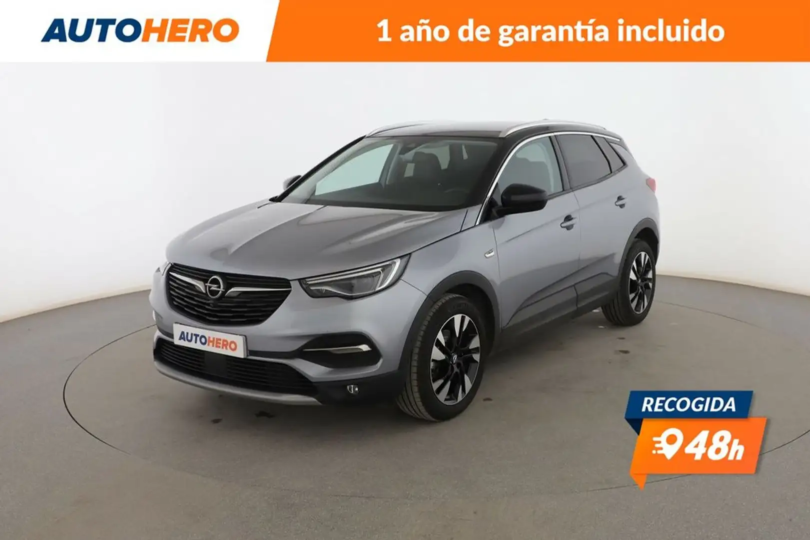 Opel Grandland X 1.2 Turbo Ultimate Gris - 1