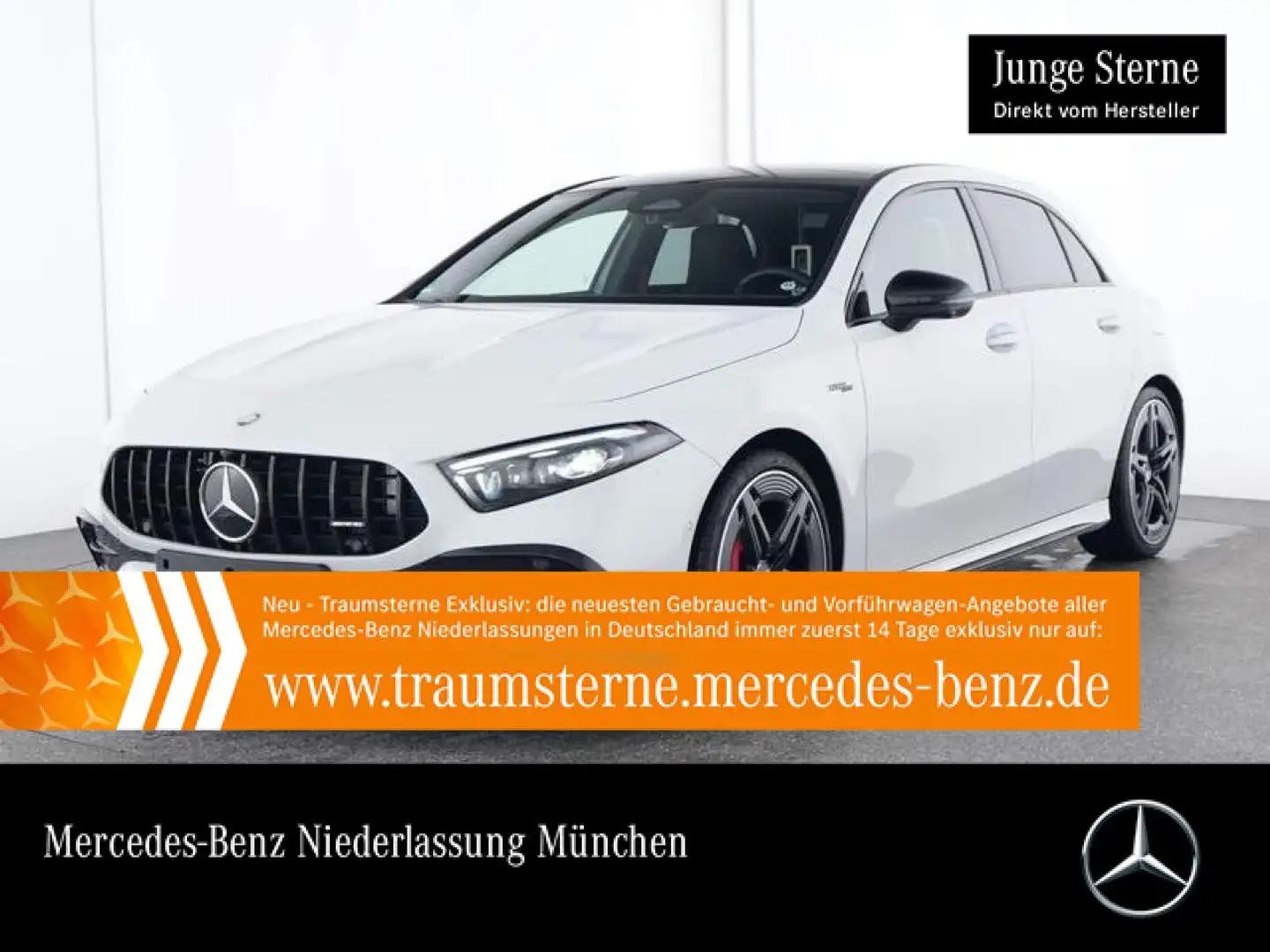 Mercedes-Benz A 35 AMG A 35 4M Kompakt AMG+PANO+360°+MULTIBEAM+BURMESTER Blanc - 1