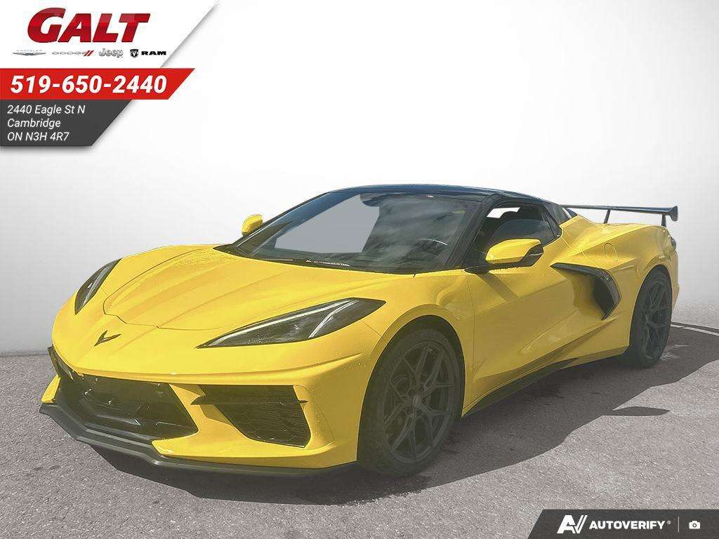Silver 2020 Chevrolet Corvette Stingray 2LT Convertible RWD Convertible Rear-Wheel Drive Automatic
