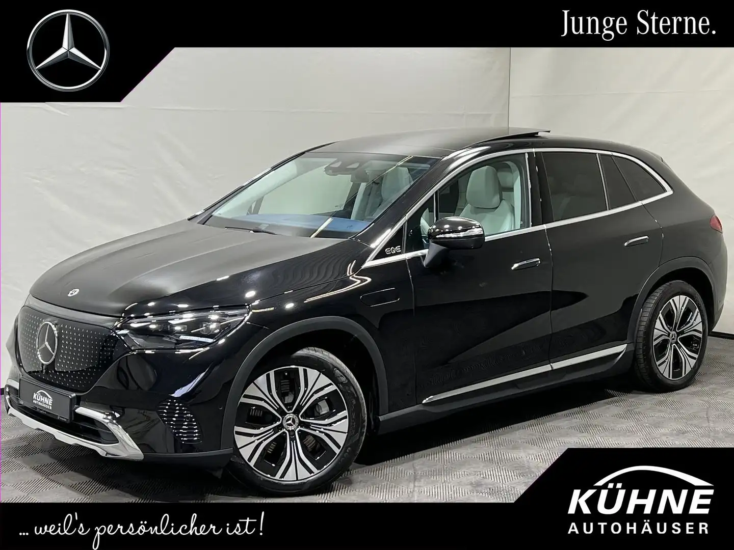 Mercedes-Benz EQE SUV EQE 300 Electric Art Premium 20"+AHK+10°HA+22KW Schwarz - 1