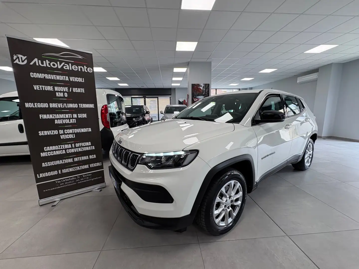 Jeep Compass Compass 1.3 Turbo T4 2WD Longitude Weiß - 1