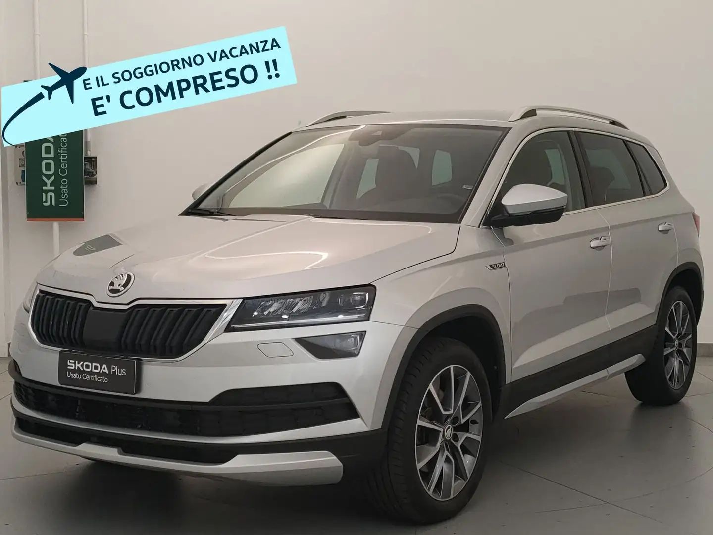 Skoda Karoq Karoq 2.0 TDI EVO SCR 4x4 DSG Scout Argento - 1
