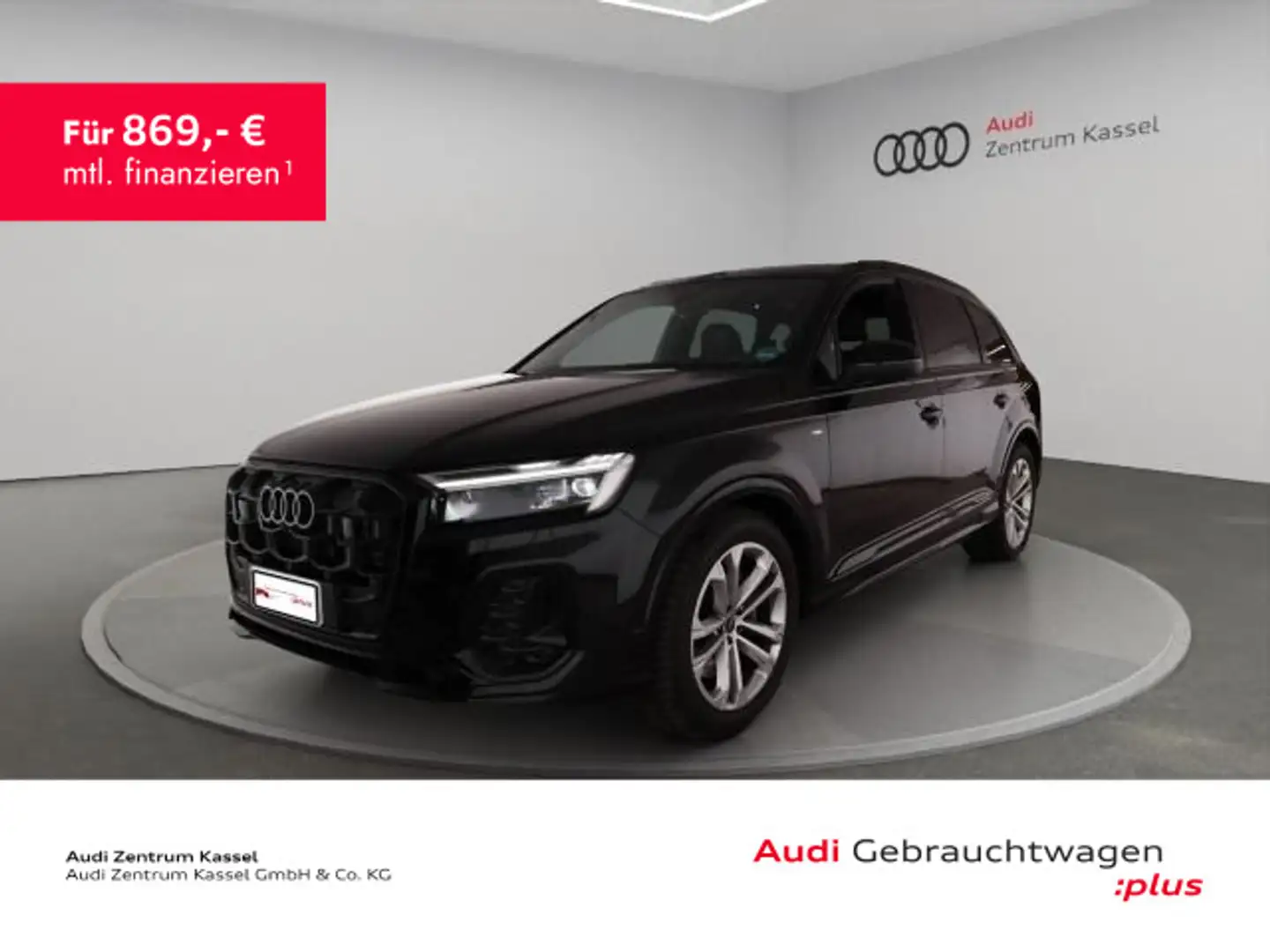 Audi Q7 50 TDI quattro S line Matrix HuD Pano 360° Schwarz - 1