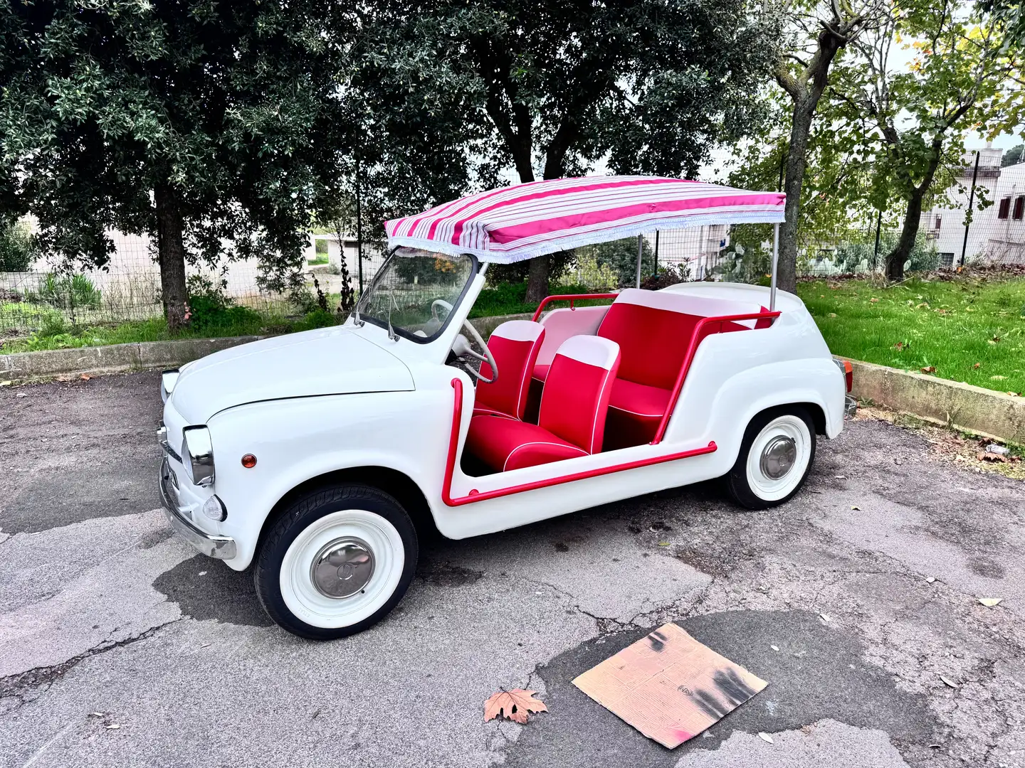 Fiat 600 Fiat 600 d jolly spiaggina Beyaz - 1
