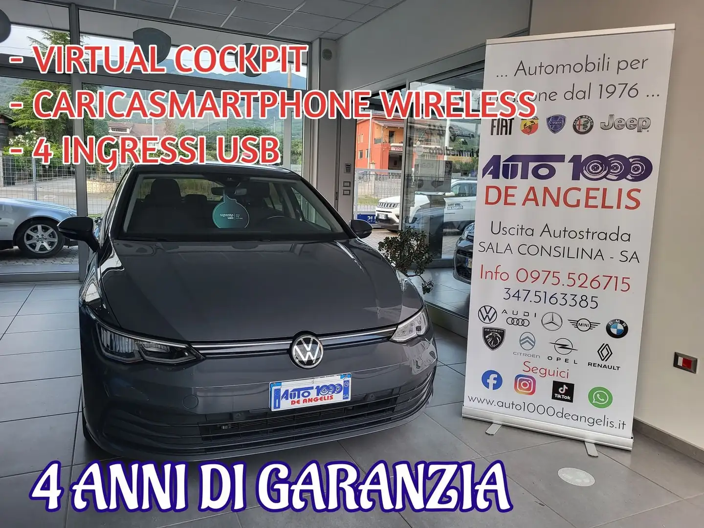 Volkswagen Golf Golf SERIE 8 2.0 TDI EURO 6 CAMBIO MANUALE-VIRTUAL Blu/Azzurro - 1