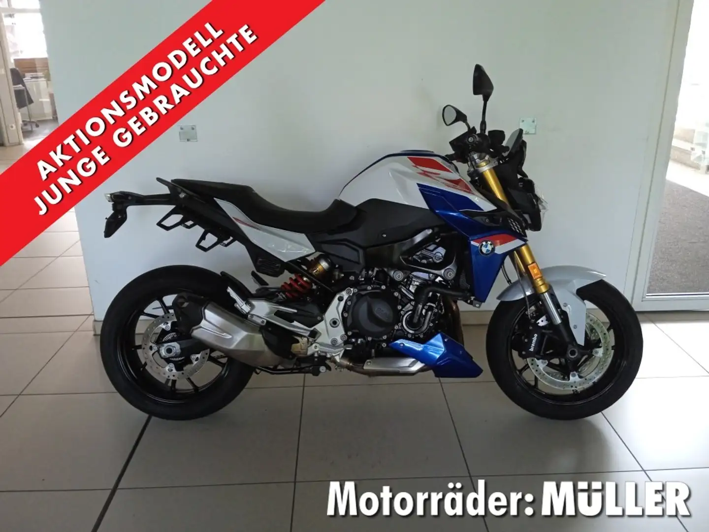 BMW F 900 R 4 Pakete, DTC, RDC, ABS Pro, Style Sport Bianco - 1