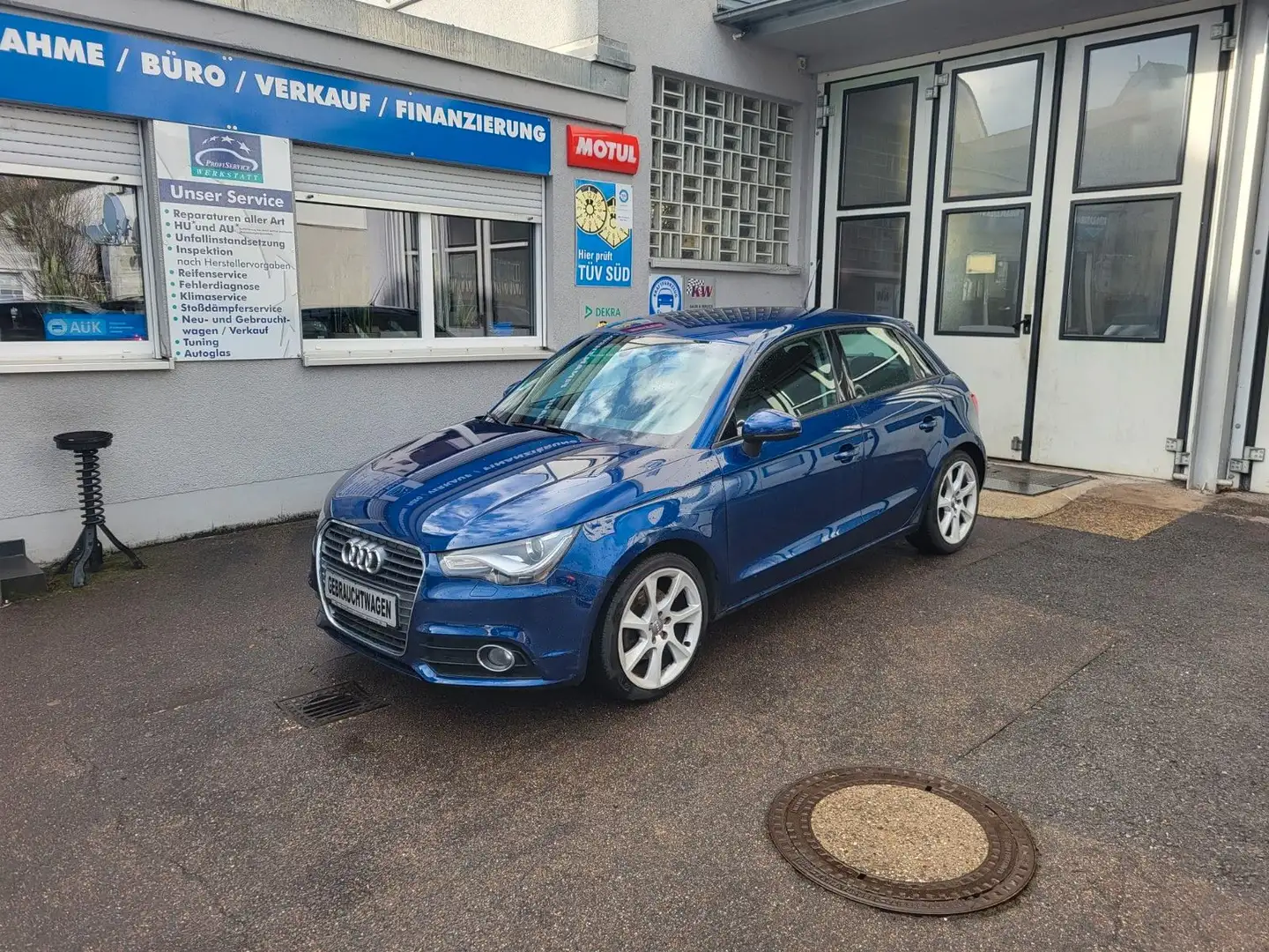 Audi A1 Sportback Ambition 4/5 türer Xenon Navi Blau - 1