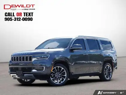 Gray 2022 Jeep Wagoneer SUV / Crossover Four-Wheel Drive 8-Speed Automatic