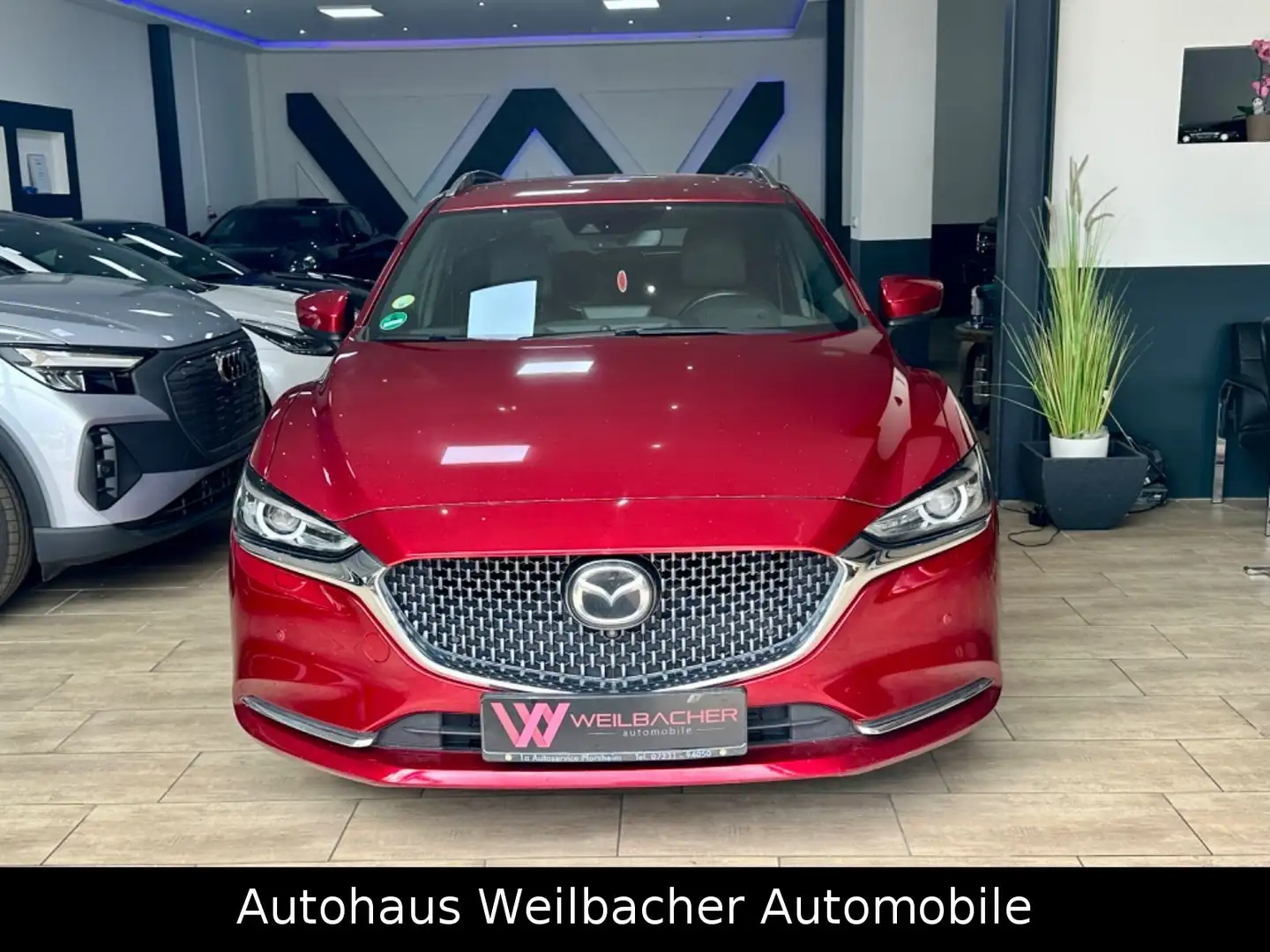 Mazda 6 Kombi Sports-Line Aut*Leder*HeadUp*LED* 1Hand* Червоний - 2