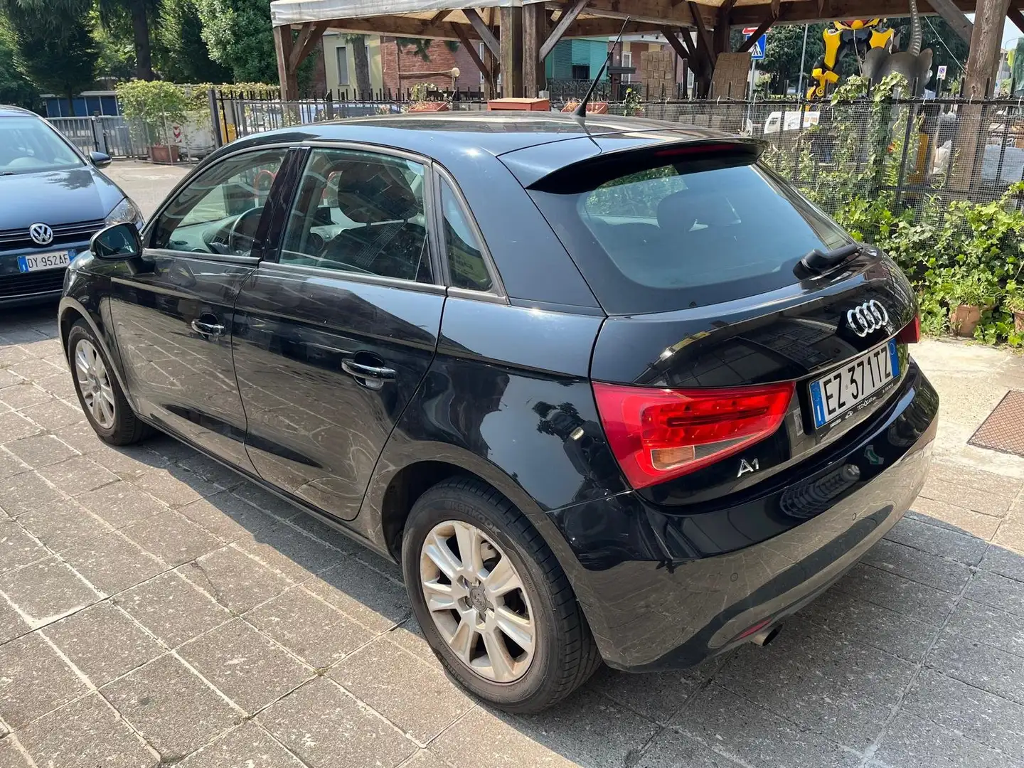 Audi A1 Sportback 1600 tdi 90 cv imm. 2015 solo 59000 km Nero - 2