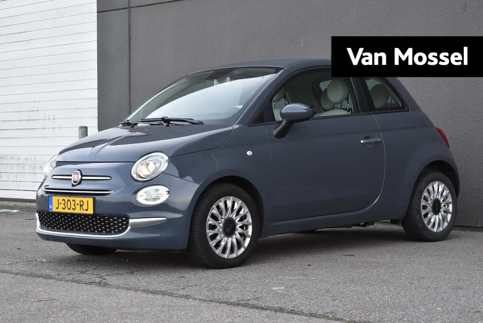Fiat 500 1.0 Hybrid Lounge Navi | LMV | Climate | Bluetooth Grijs - 1