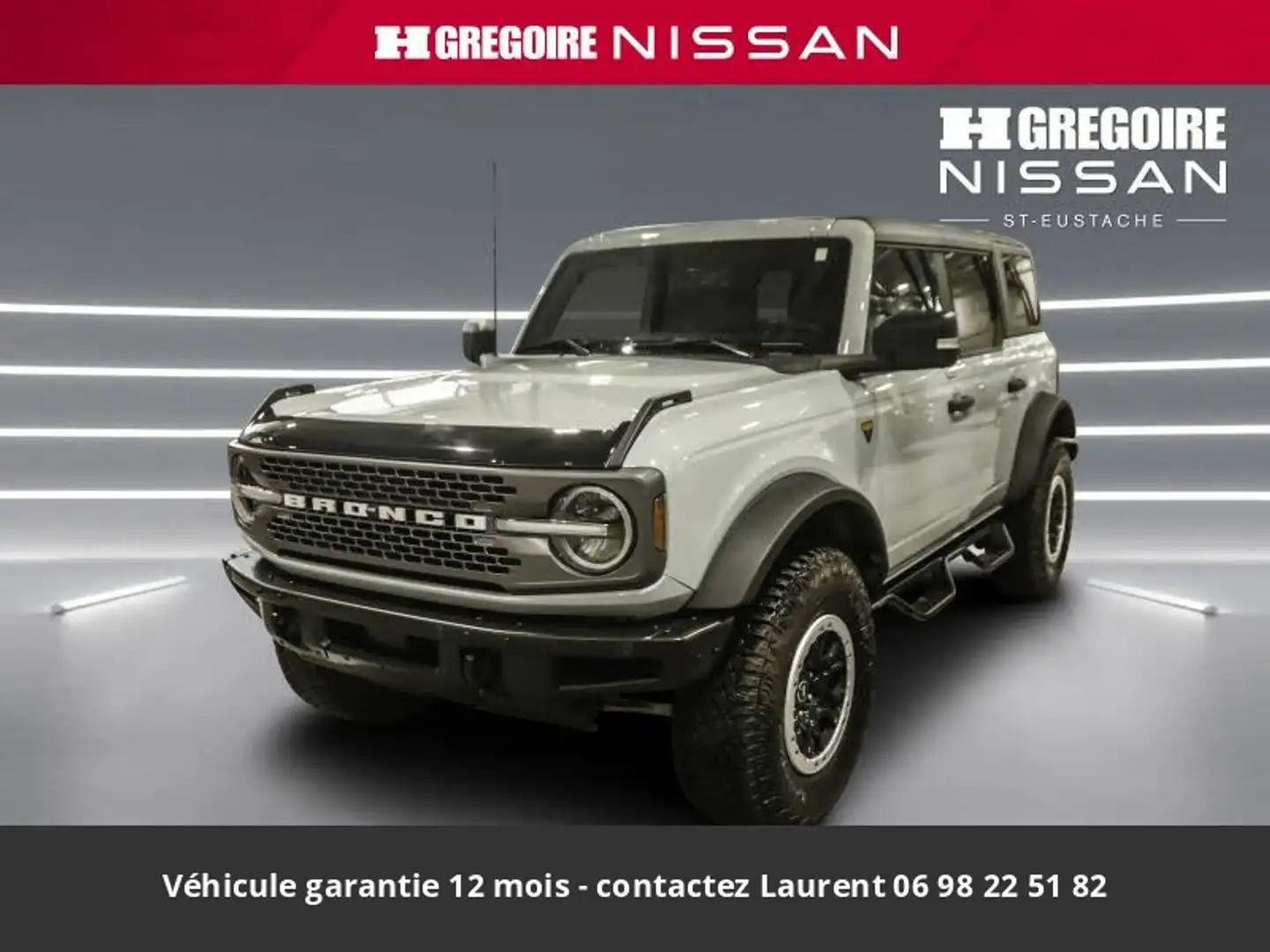 Ford Bronco Badlands Advanced 4P 4X4 Tout compris hors homolog Gris - 1