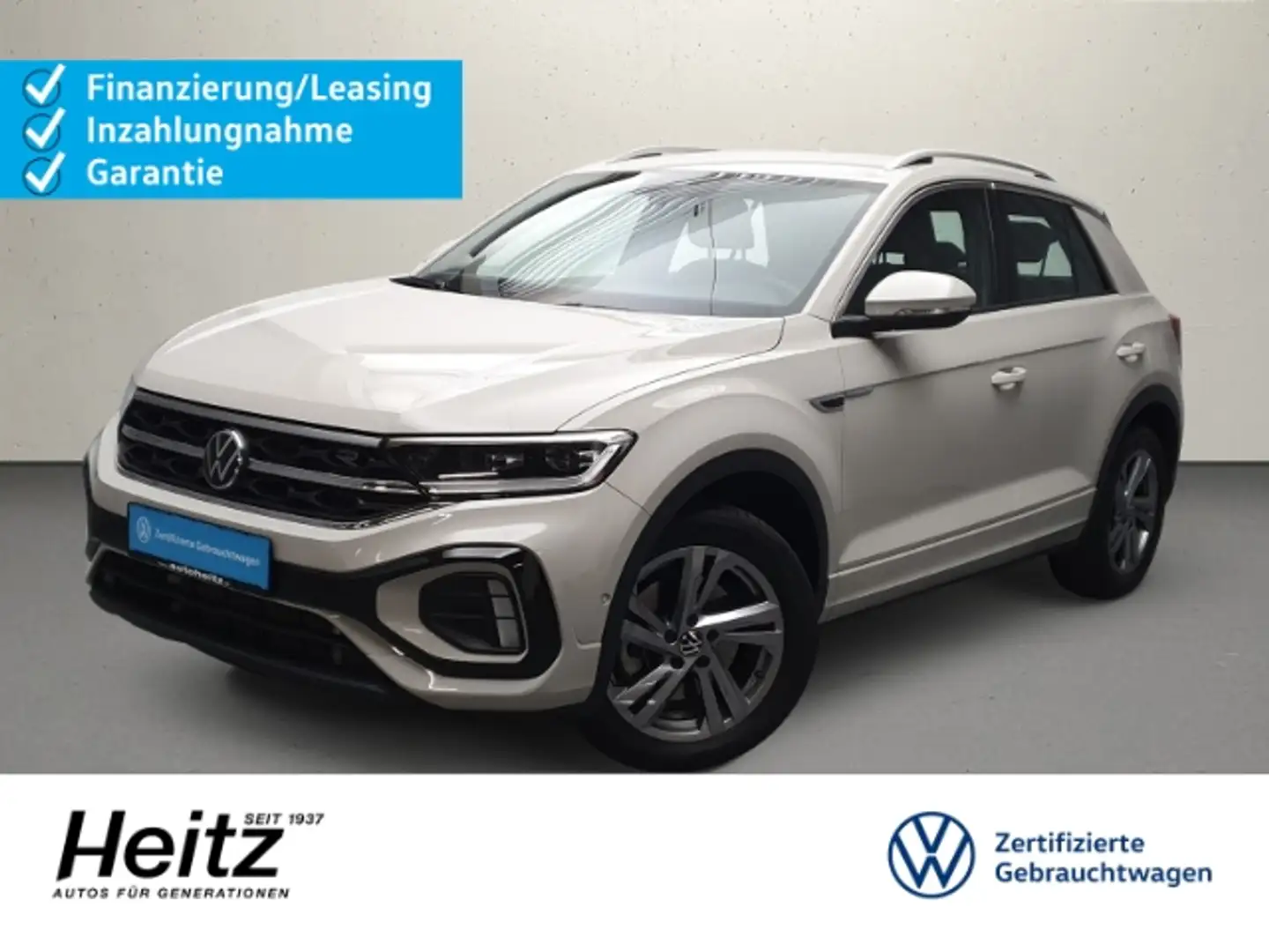 Volkswagen T-Roc TSI 4MOTION DSG R-Line Navi LED ACC SHZ LM Grau - 1