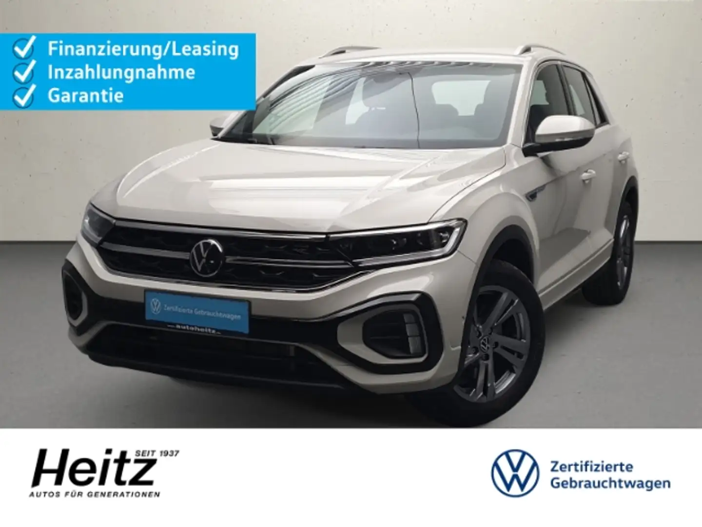 Volkswagen T-Roc TSI 4MOTION DSG R-Line Navi LED ACC SHZ LM Grau - 1
