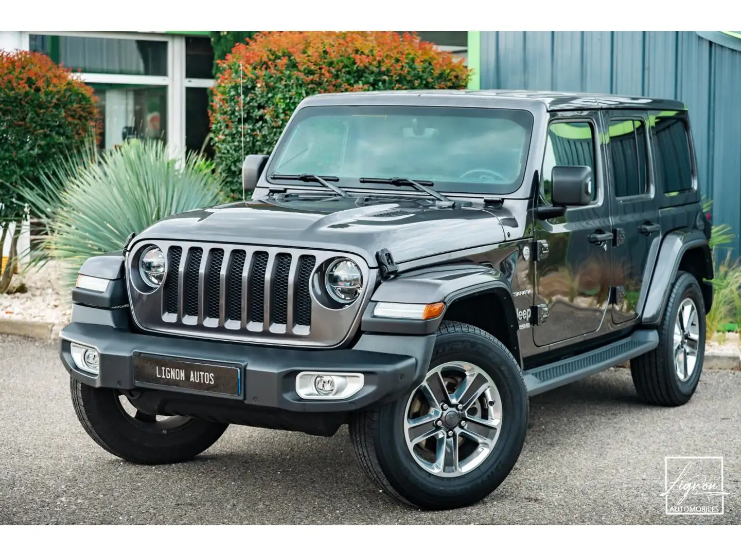 Jeep Wrangler JL 2.0 T 272 CH Unlimited Sahara BVA8 Gris - 1