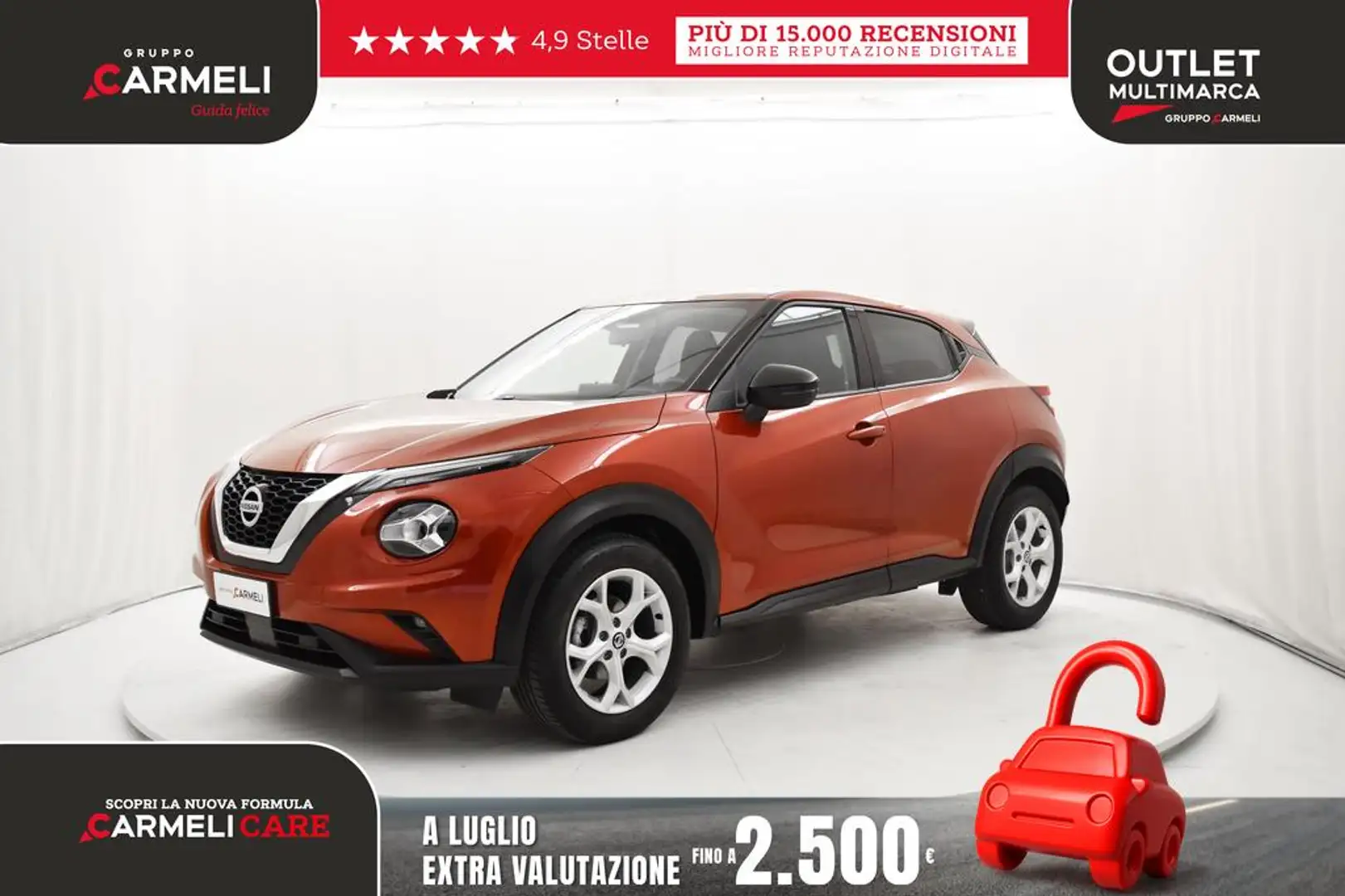 Nissan Juke 1.0 dig-t Acenta 114cv Rosso - 1