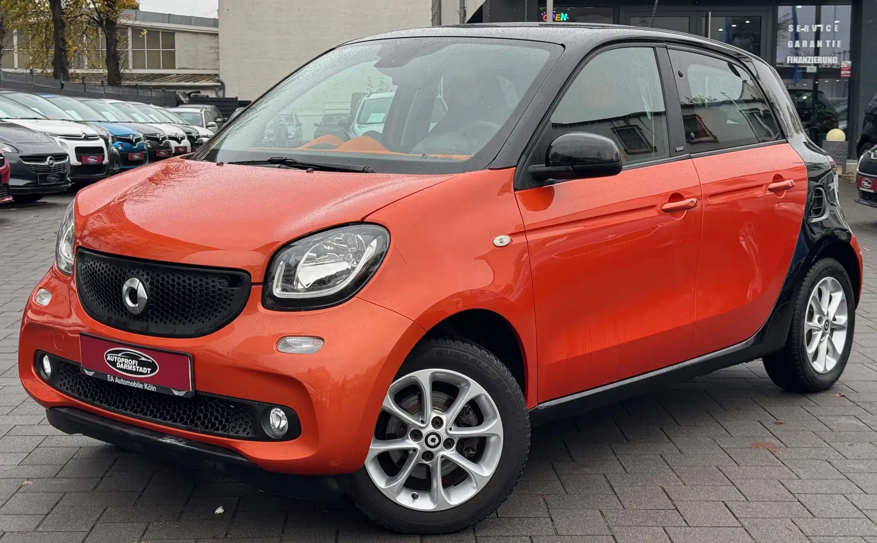 smart forFour TÜV AU NEU*KLIMA*ALUFELGEN*ALLWETTER*TEMPOMAT Orange - 1
