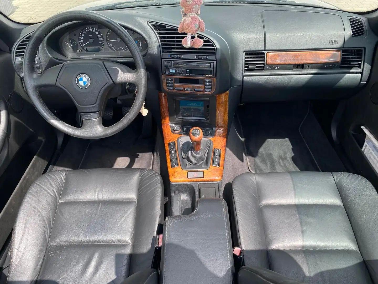 BMW 318 i Cabrio|E36|Orig.KM|NAVI|LEDER|ALPINE|KLIMAA Albastru - 2