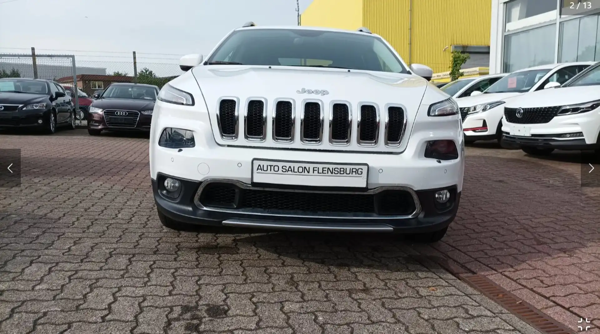 Jeep Cherokee 2.0 Multijet Limited*Leder*Navi*Sitzheizung* Weiß - 2