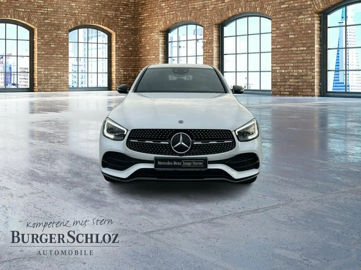 Mercedes-Benz GLC 220 d 4M Coupé AMG 360 AUT Akustikglas Kam. Weiß - 2
