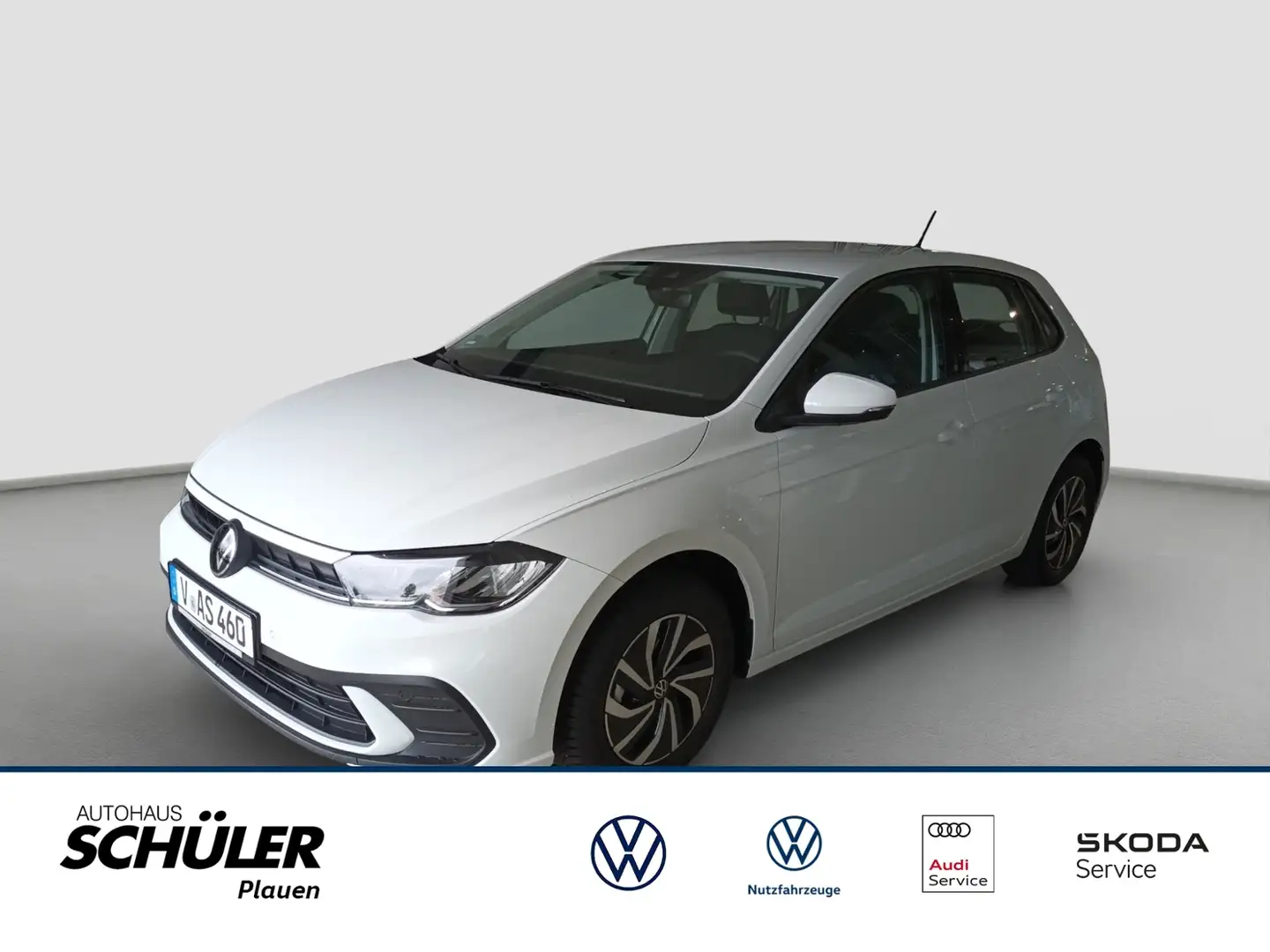 Volkswagen Polo 1.,0l LIFE*LED*RFK*GRA*L&S*SITZH*LM15*'KLIMA 2-ZO Weiß - 1