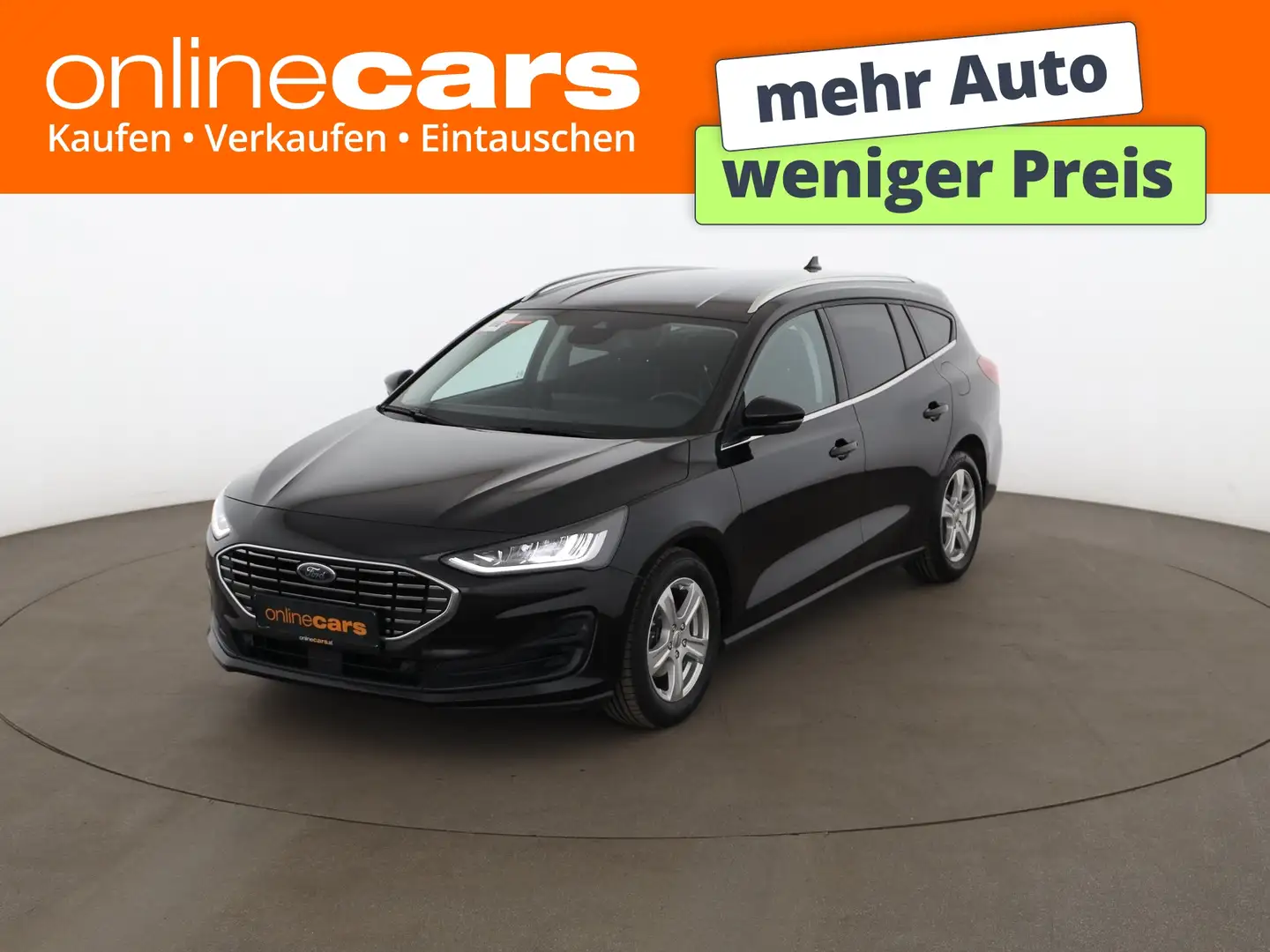 Ford Focus Turnier 1.5 EcoBlue Titanium X Aut LED AHK Schwarz - 1