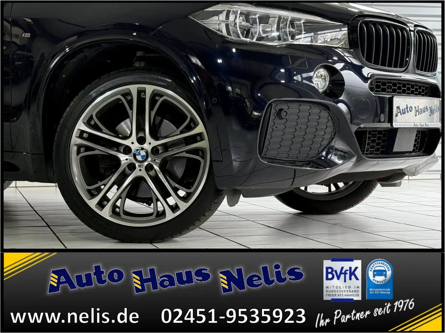 BMW X5 xDrive M-Sportpaket Individual Leder Standhei Zwart - 2