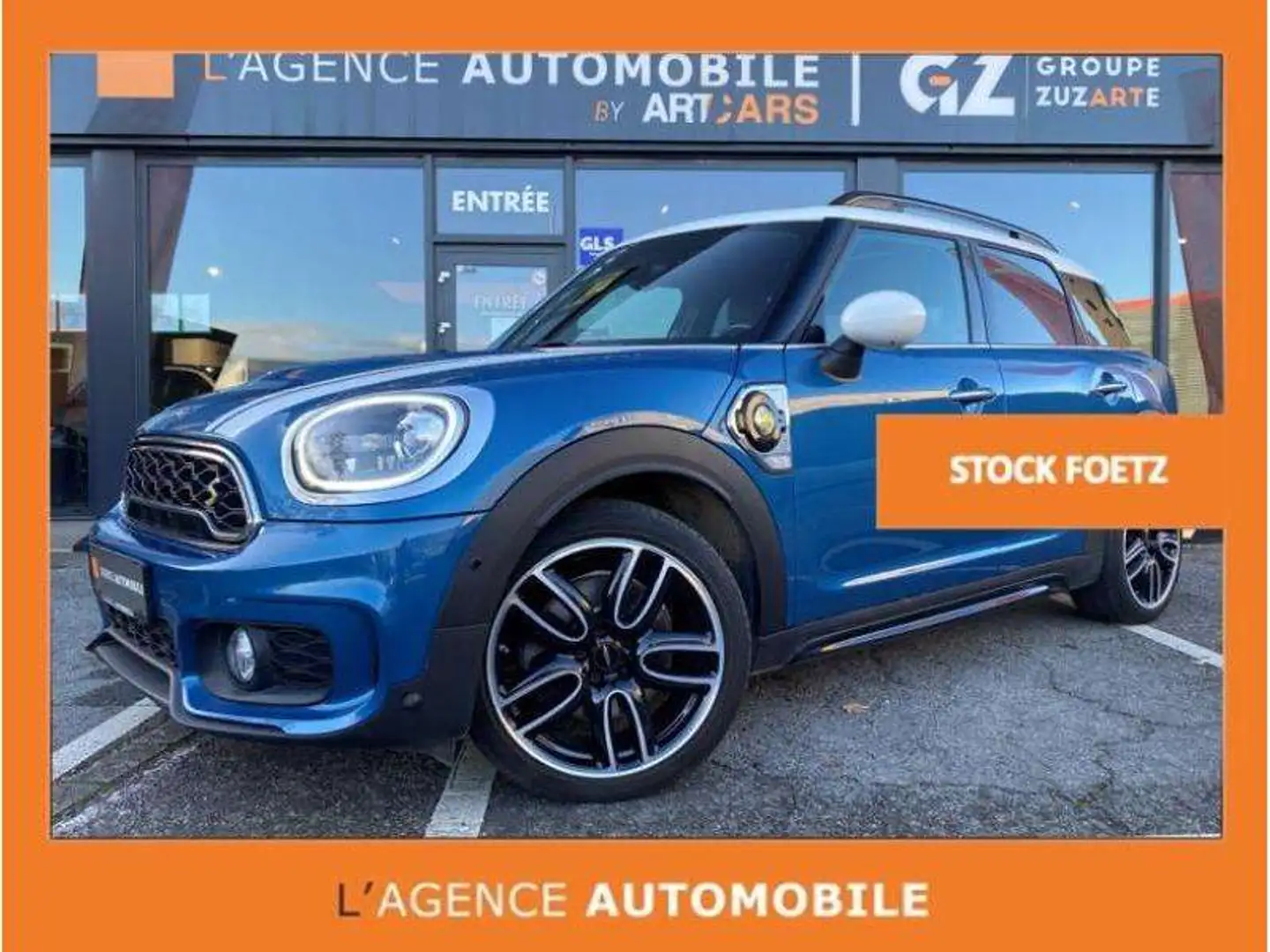 MINI Cooper SE Countryman . Bleu - 1