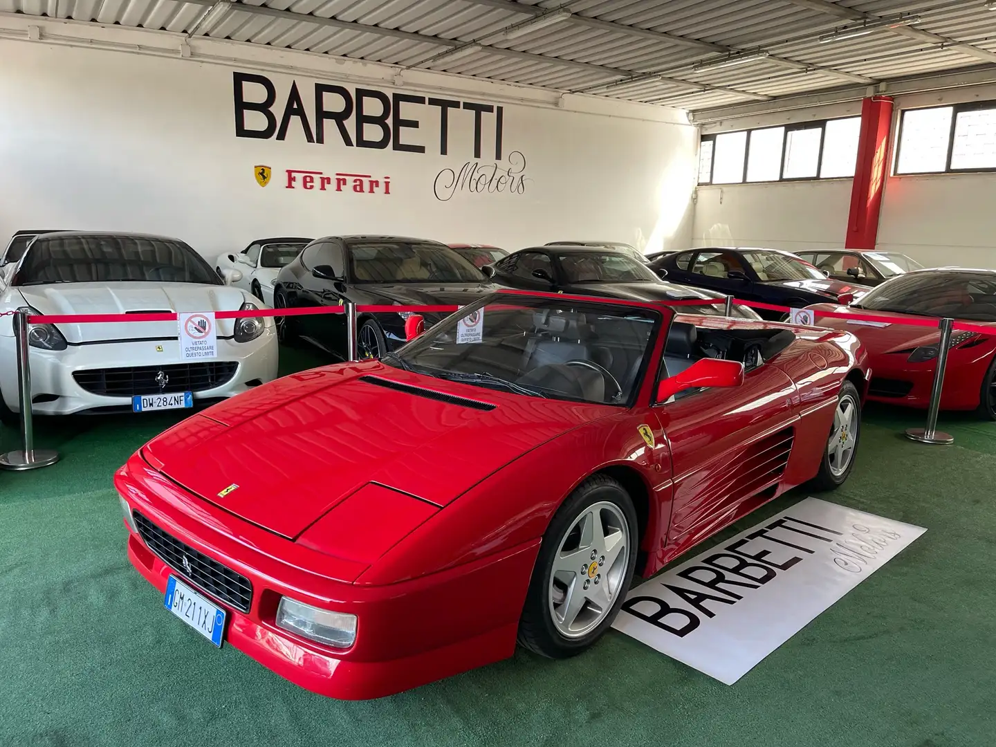 Ferrari 348 Spider ASI 320 CV PERMUTE RATE Červená - 1