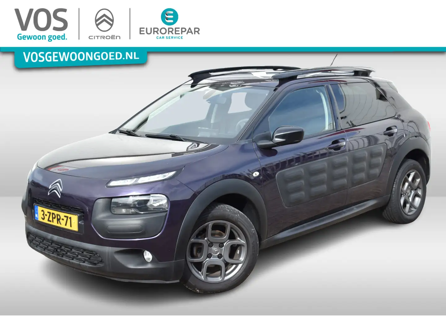 Citroen C4 Cactus PureTech 110 Shine Navi | Airco | Camera | Trekhaa Paars - 1