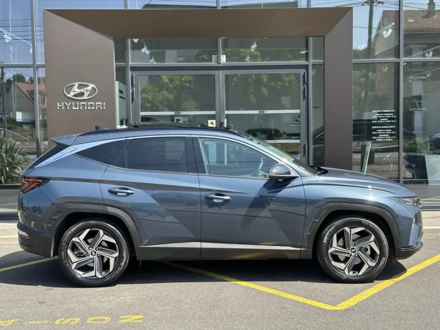 Hyundai TUCSON 1.6 T-GDi 230ch Hybrid Executive BVA6 Bleu - 2
