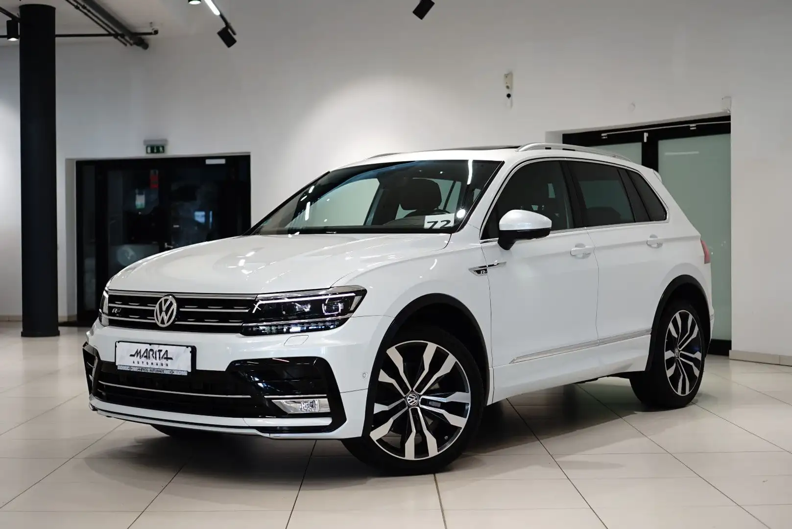 Volkswagen Tiguan 2.0|HIGHLINE+R-LINE|HUD|PANO|360°|DYNAUD| Weiß - 1