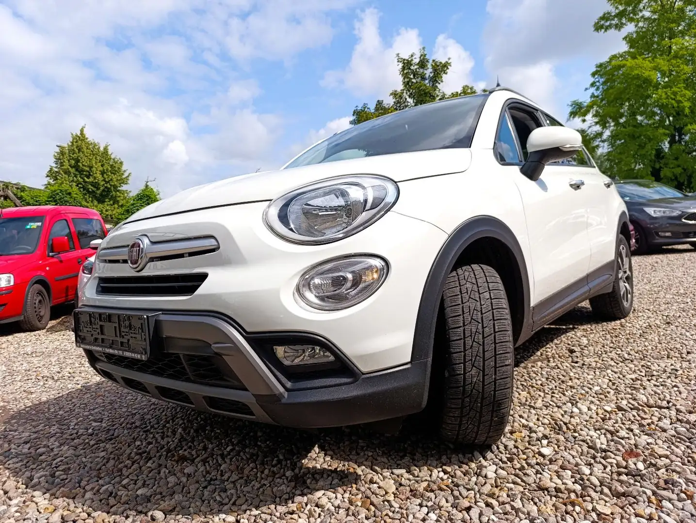 Fiat 500X Cross-AUTOMATIK-SCHECKHEFT-TOP ZUSTAND Weiß - 2
