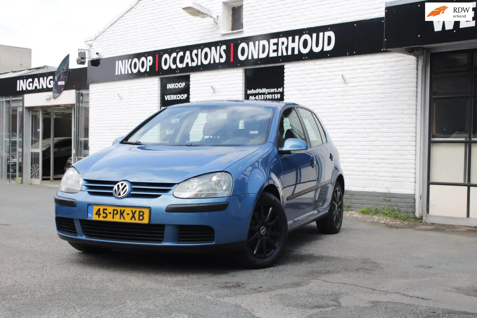 Volkswagen Golf 1.6 FSI Trendline | Airco | Elec ramen | Cruise co Blauw - 1