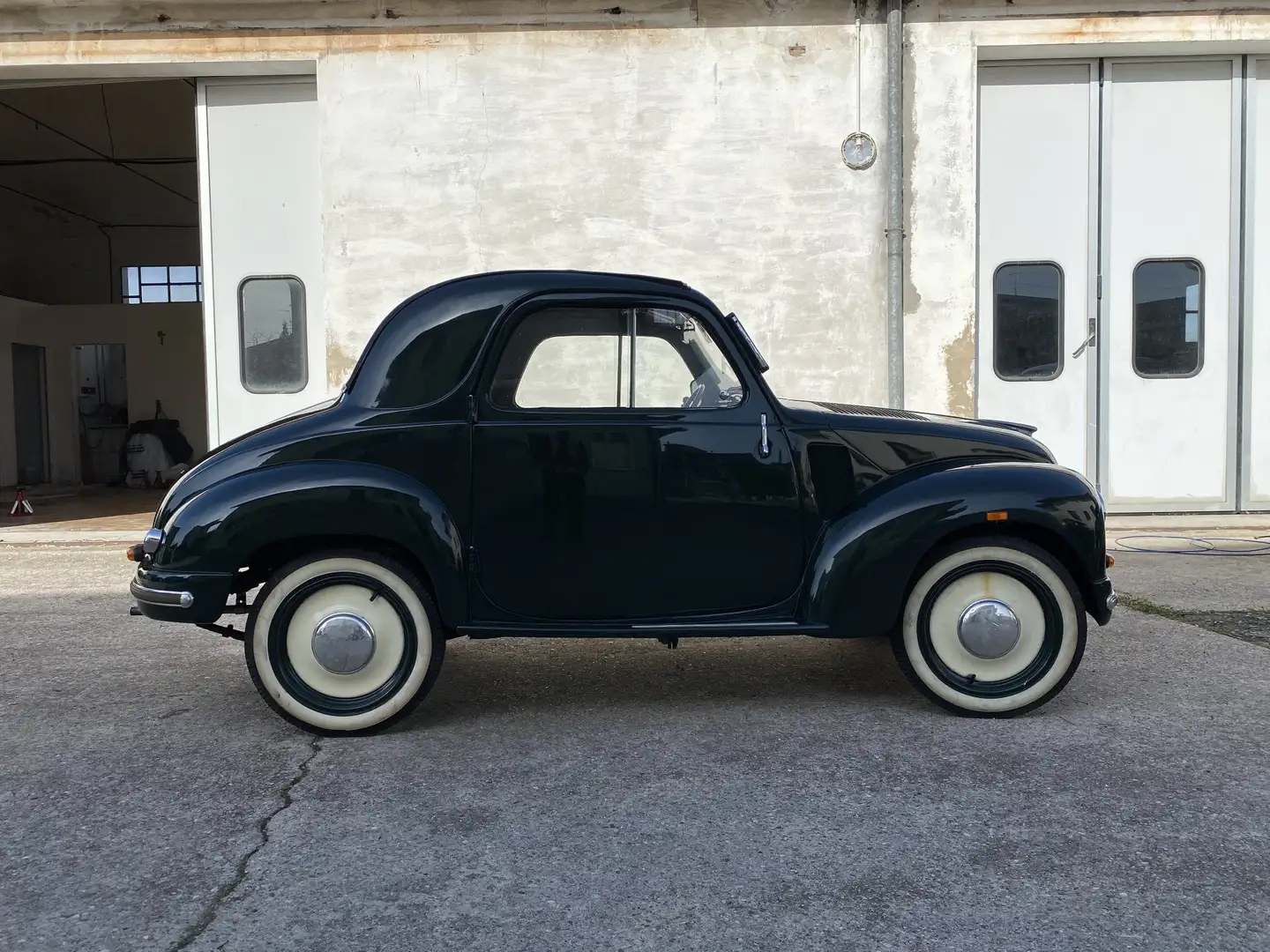 Fiat 500C 1° serie frecce a bacchetta Zelená - 2