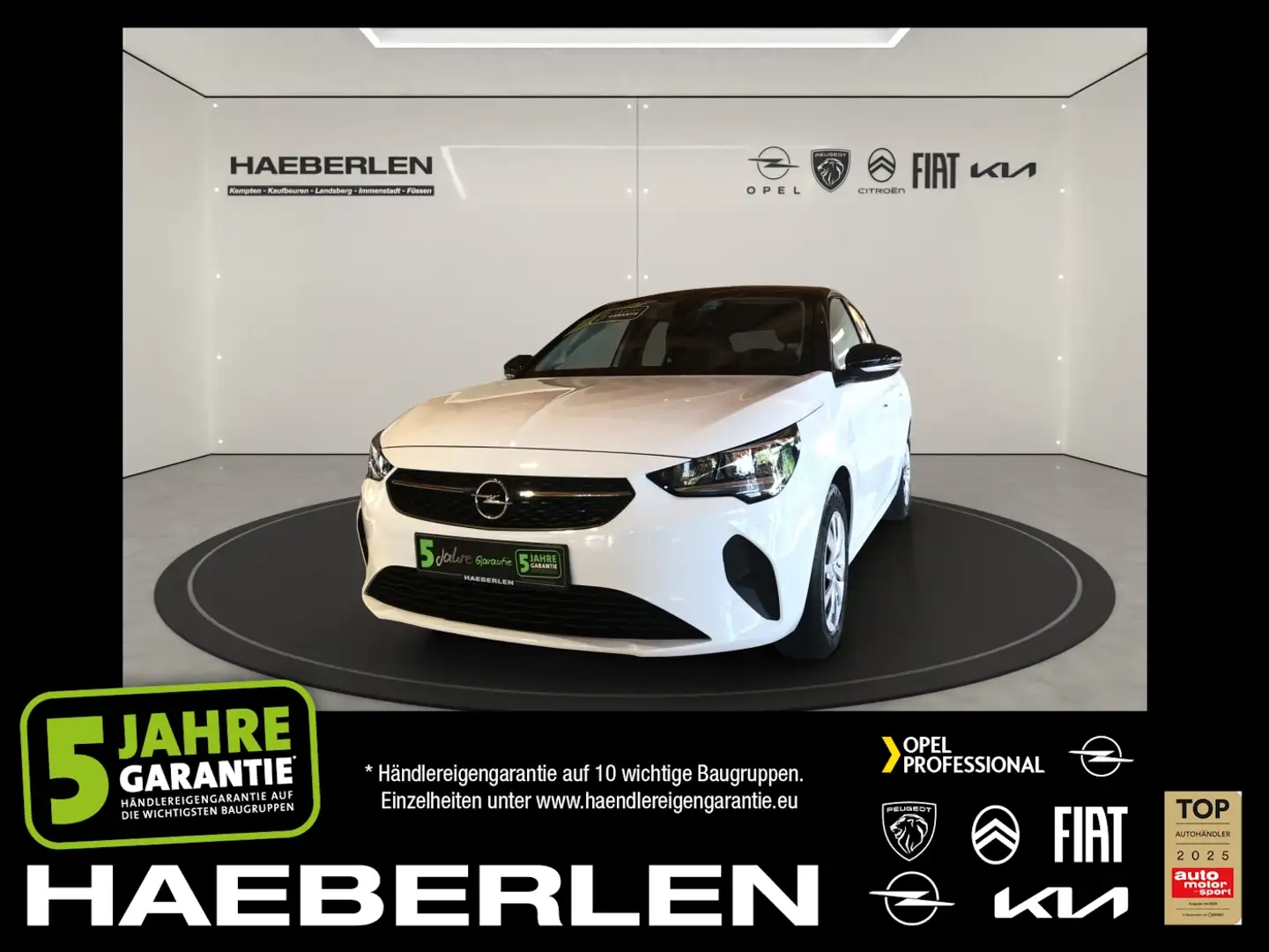 Opel Corsa F 1.2 Edition Navi+SHZ+Kam.+PDC+SpurH Wit - 1
