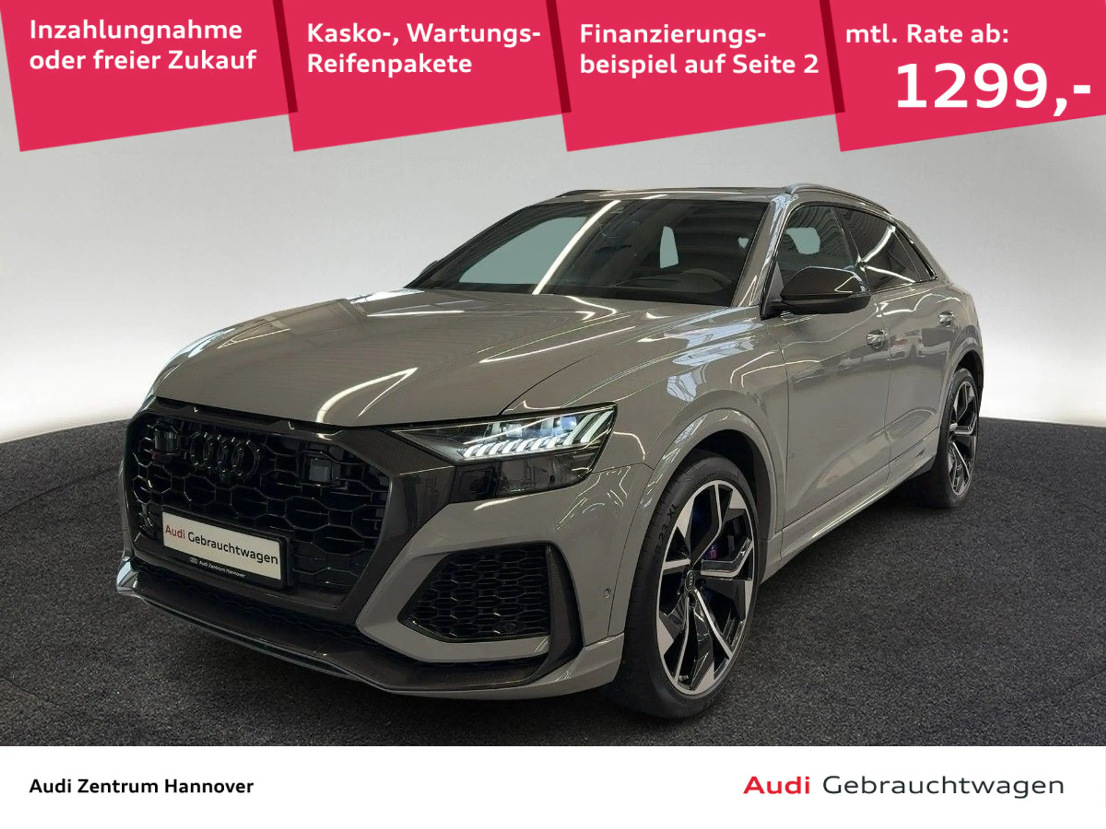 Audi RS Q8 RSQ8 4.0 TFSI quattro HuD AHK Pano