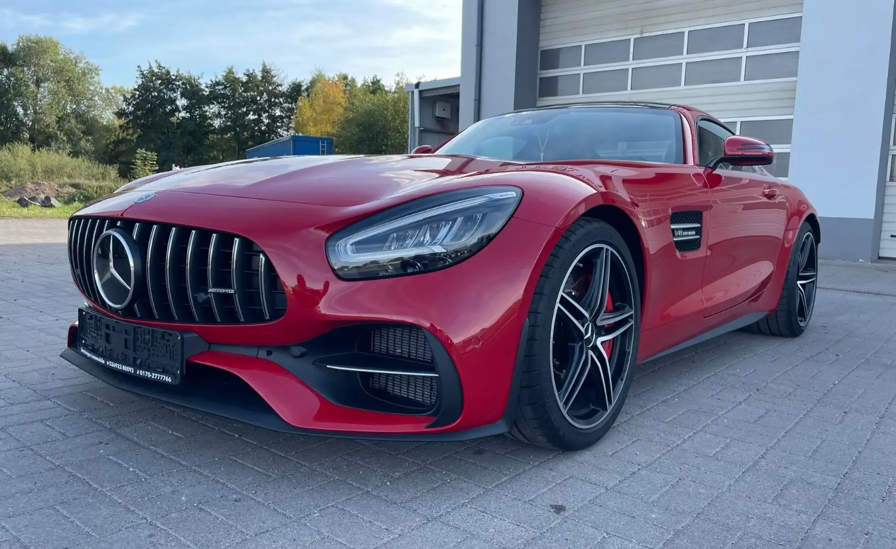 Mercedes-Benz AMG GT NAPPA FACELIFT AERO PANO MB GARANTIE Rojo - 1