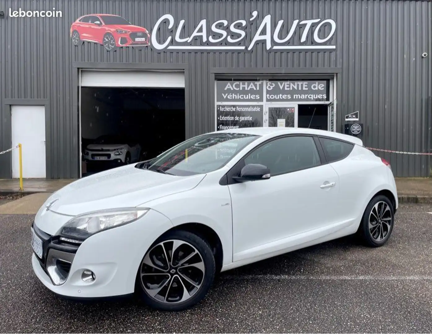 Renault Megane III coupé 1.6 DCI 130 CV ÉDITION BOSE BVM-6 TBE Blanc - 2